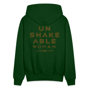 Unshakeable Woman - Glitz Hoodie - forest green