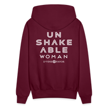 Load image into Gallery viewer, Unshakeable Woman - Unisex Hoodie - burgundy