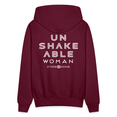 Unshakeable Woman - Unisex Hoodie - burgundy