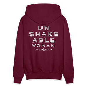 Unshakeable Woman - Unisex Hoodie - burgundy