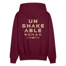 Load image into Gallery viewer, Unshakeable Woman -Unisex Hoodie - burgundy