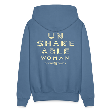 Unshakeable Woman -Unisex Hoodie - denim blue