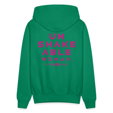 Unshakeable Woman - Unisex Hoodie - kelly green