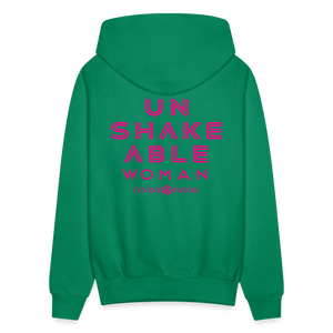 Unshakeable Woman - Unisex Hoodie - kelly green