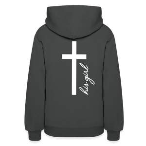 God's Girl Women's Hoodie - asphalt