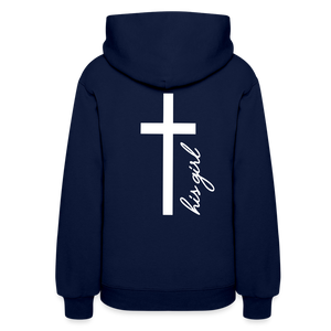 God's Girl Women's Hoodie - navy