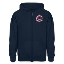 Load image into Gallery viewer, His Girl -Gildan Heavy Blend Adult Zip Hoodie - navy