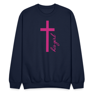 God's Girl Crewneck Sweatshirt - navy