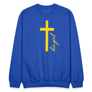 God's Girl Crewneck Sweatshirt - royal blue