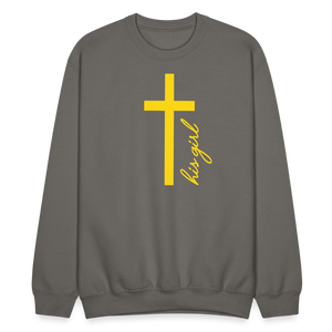 God's Girl Crewneck Sweatshirt - asphalt gray