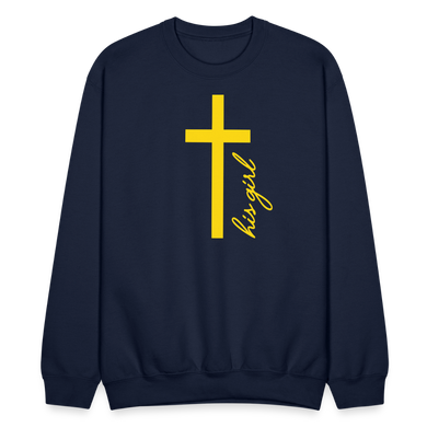 God's Girl Crewneck Sweatshirt - navy