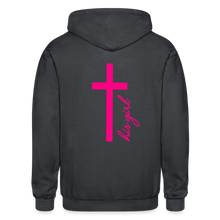 Load image into Gallery viewer, God&#39;s Girl -Gildan Heavy Blend Adult Zip Hoodie - deep heather