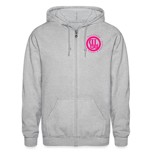 God's Girl -Gildan Heavy Blend Adult Zip Hoodie - heather gray