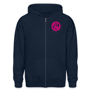 God's Girl -Gildan Heavy Blend Adult Zip Hoodie - navy