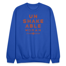 Load image into Gallery viewer, Unshakeable Woman  Crewneck Sweatshirt - royal blue