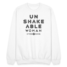 Load image into Gallery viewer, Unshakeable Woman  Crewneck Sweatshirt - white