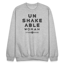 Load image into Gallery viewer, Unshakeable Woman  Crewneck Sweatshirt - heather gray