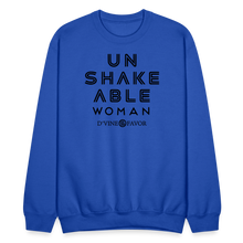 Load image into Gallery viewer, Unshakeable Woman  Crewneck Sweatshirt - royal blue