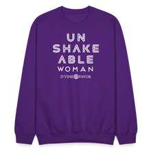 Load image into Gallery viewer, Unshakeable Woman  Crewneck Sweatshirt - purple