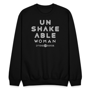 Unshakeable Woman  Crewneck Sweatshirt - black