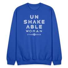 Load image into Gallery viewer, Unshakeable Woman  Crewneck Sweatshirt - royal blue