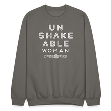 Load image into Gallery viewer, Unshakeable Woman  Crewneck Sweatshirt - asphalt gray