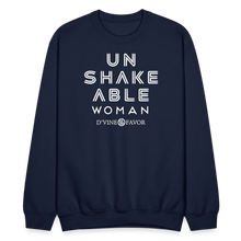 Load image into Gallery viewer, Unshakeable Woman  Crewneck Sweatshirt - navy