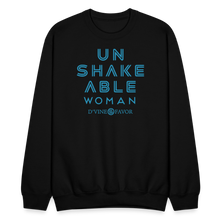 Load image into Gallery viewer, Unshakeable Woman  Crewneck Sweatshirt - black