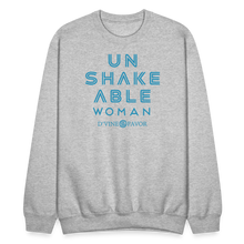 Load image into Gallery viewer, Unshakeable Woman  Crewneck Sweatshirt - heather gray