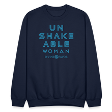 Load image into Gallery viewer, Unshakeable Woman  Crewneck Sweatshirt - navy