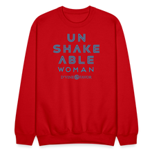 Load image into Gallery viewer, Unshakeable Woman  Crewneck Sweatshirt - red