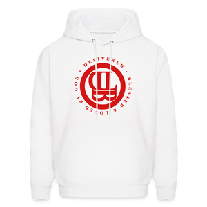 His Girl with DBL logo  Unisex Hoodie - white