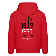 Load image into Gallery viewer, His Girl Unisex Hoodie - red