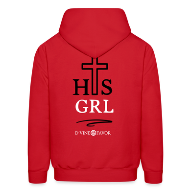 His Girl Unisex Hoodie - red