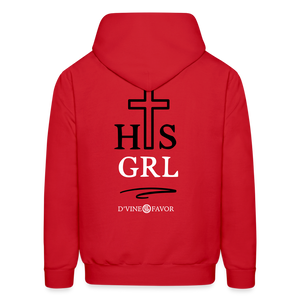 His Girl Unisex Hoodie - red