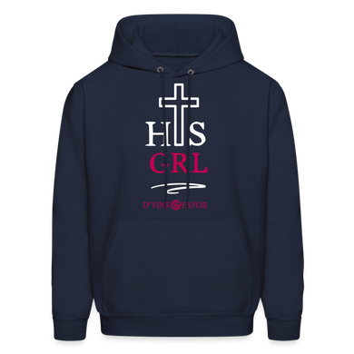 His Girl Unisex  Hoodie - navy