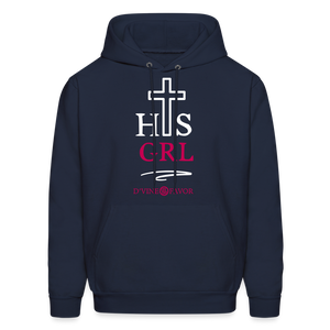 His Girl Unisex  Hoodie - navy