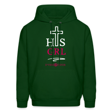 Load image into Gallery viewer, His Girl Unisex  Hoodie - forest green