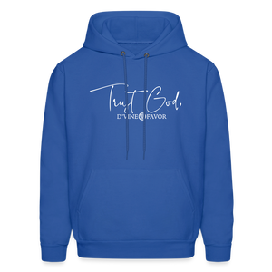 Trust God Men's Hoodie - royal blue