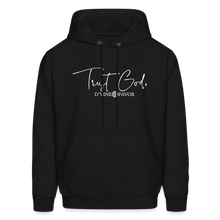 Load image into Gallery viewer, Trust God Men&#39;s Hoodie - black