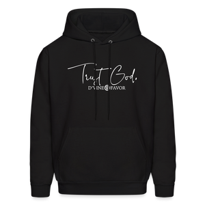 Trust God Men's Hoodie - black