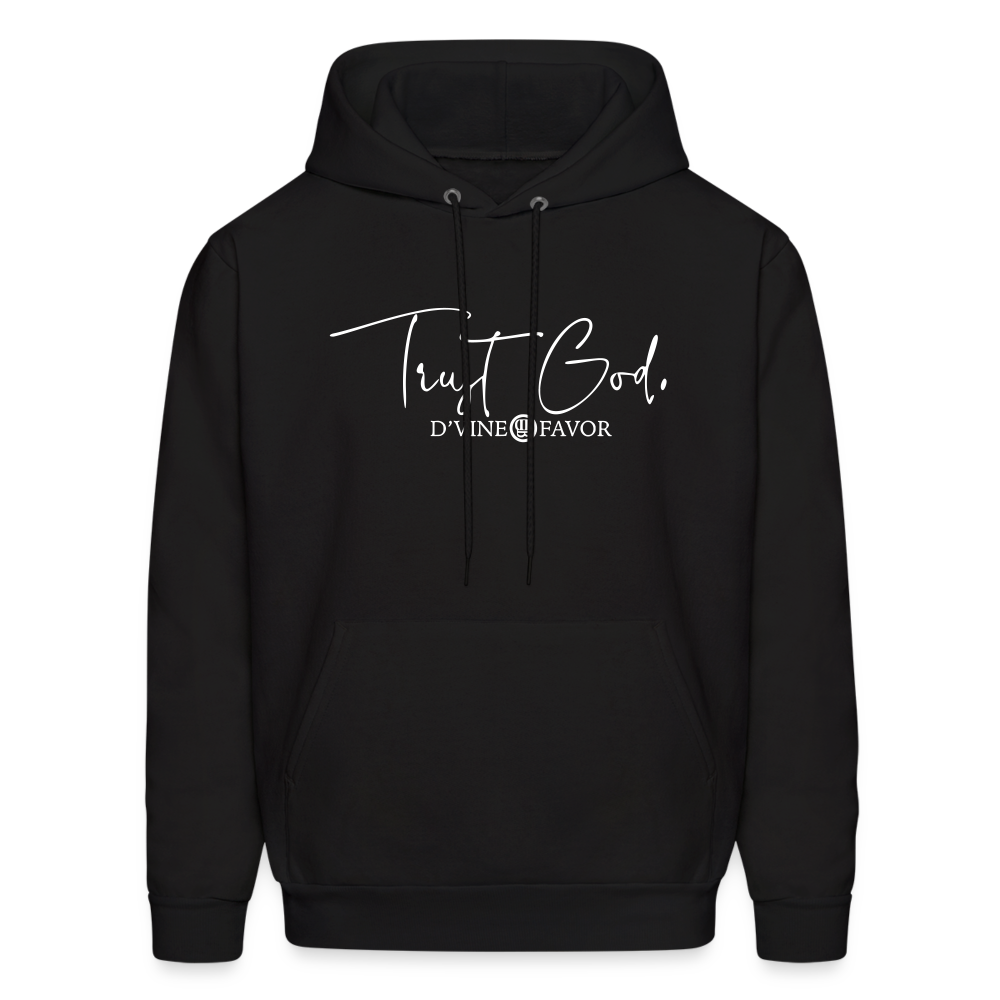 Trust God Men's Hoodie - black