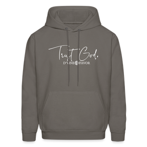 Trust God Men's Hoodie - asphalt gray