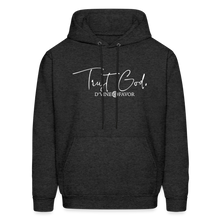 Load image into Gallery viewer, Trust God Men&#39;s Hoodie - charcoal grey