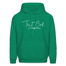 Load image into Gallery viewer, Trust God Men&#39;s Hoodie - kelly green