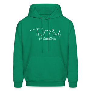 Trust God Men's Hoodie - kelly green