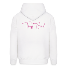 Load image into Gallery viewer, Trust God Unisex Hoodie - white