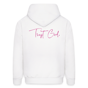 Trust God Unisex Hoodie - white