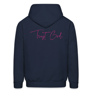 Trust God Unisex Hoodie - navy