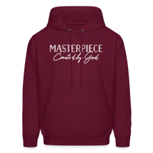 Load image into Gallery viewer, Masterpiece Created. by God - Unisex Hoodie - burgundy